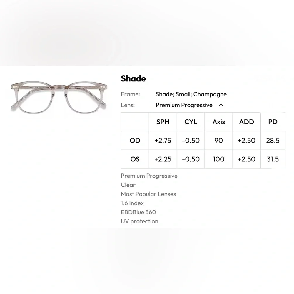 Eye Buy Direct Shade Eye Glasses Frames
